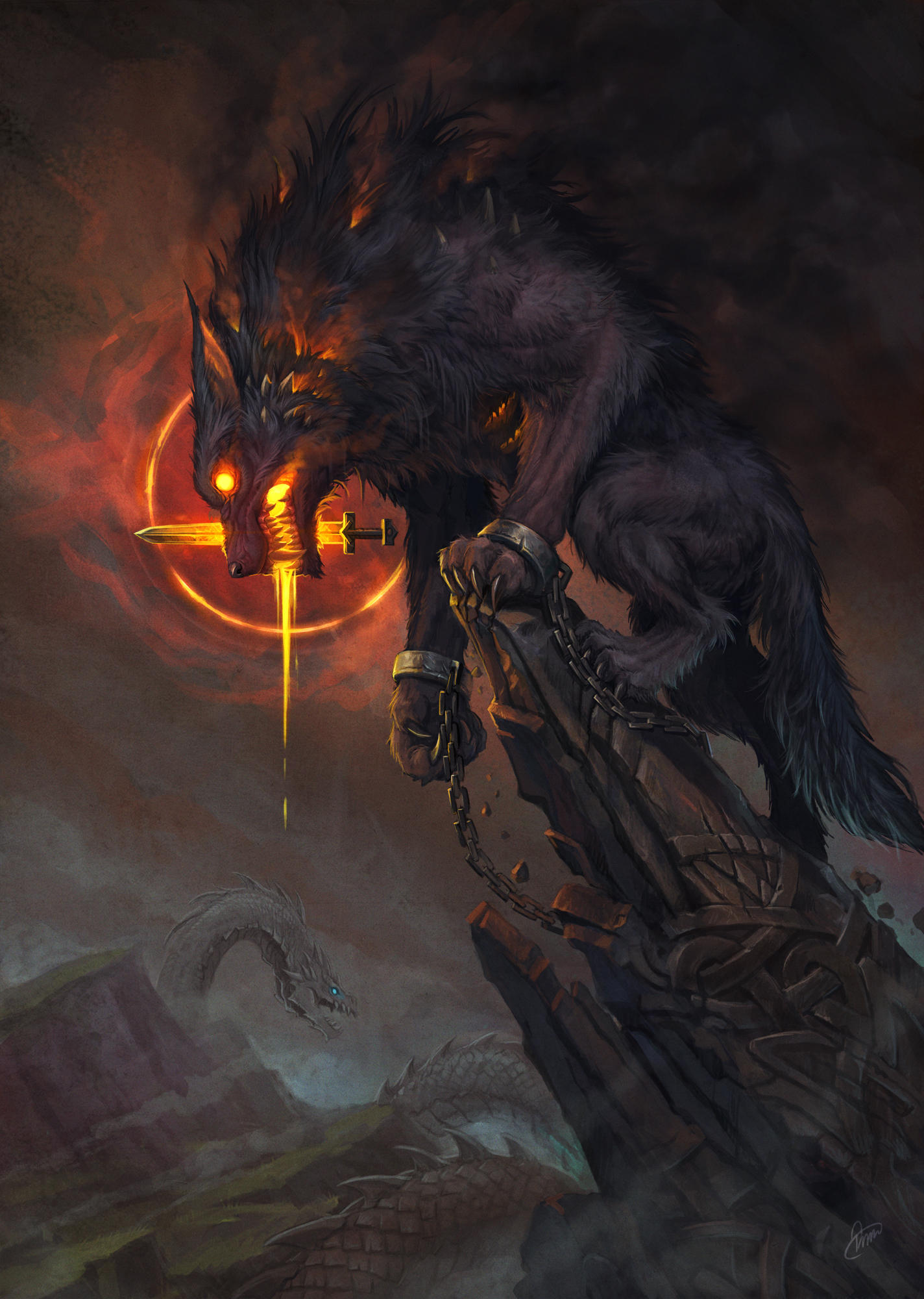 Fenrir by baklaher on DeviantArt