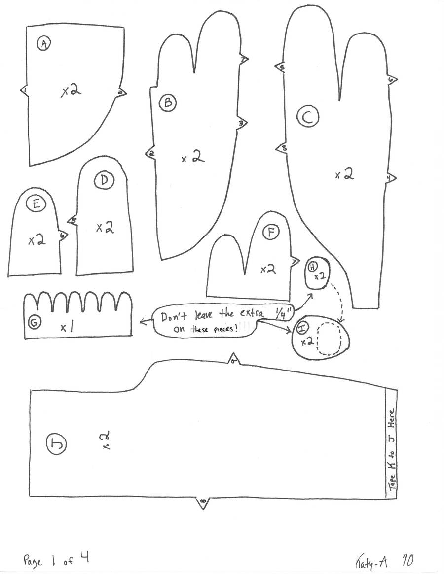Toothless Pattern: Part 1 of 4 by Katy-A