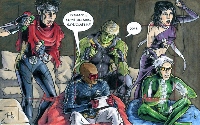 Young Avengers by jeh-artist