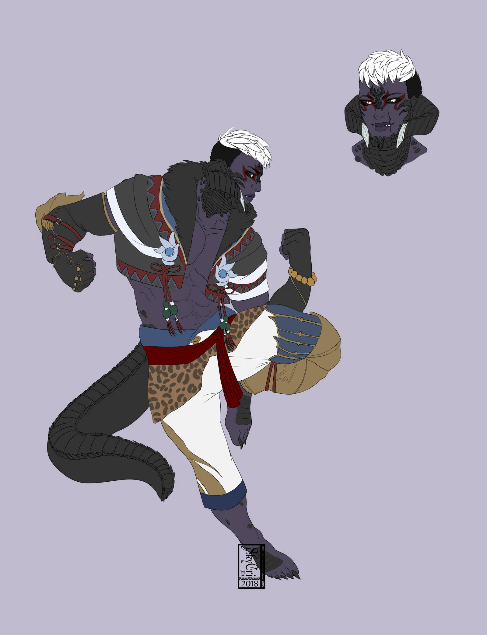 Au Ra Xaela OC by SkyCri on DeviantArt