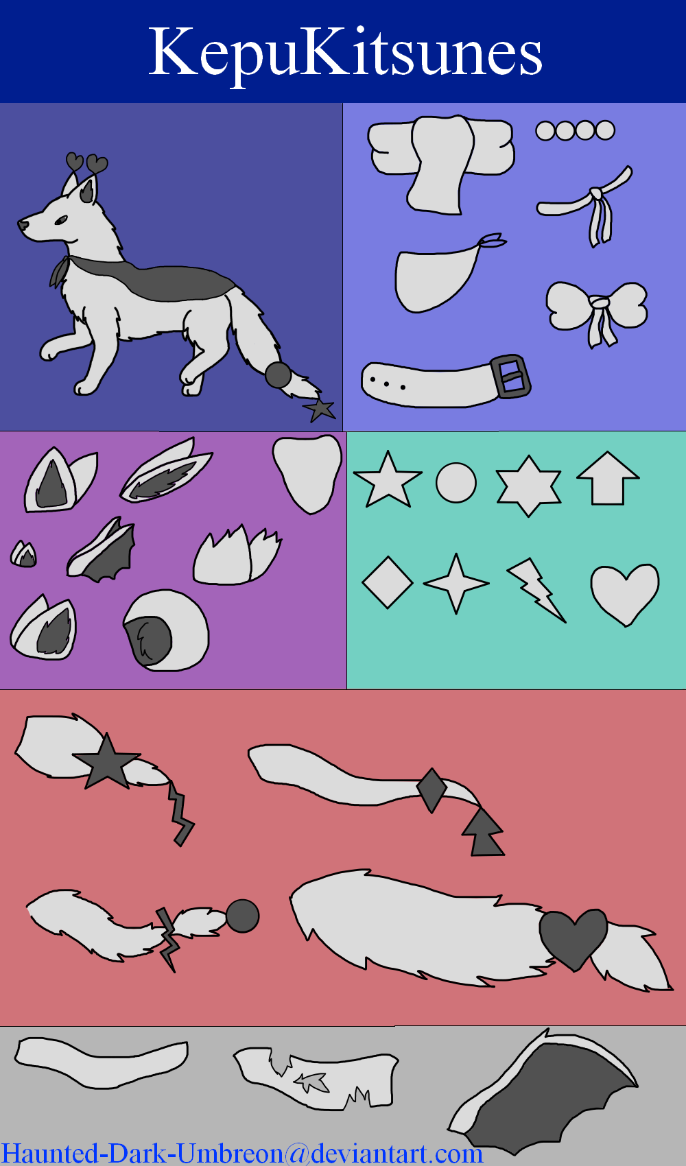 kepukitsune Semi Open species by BluethornWolf