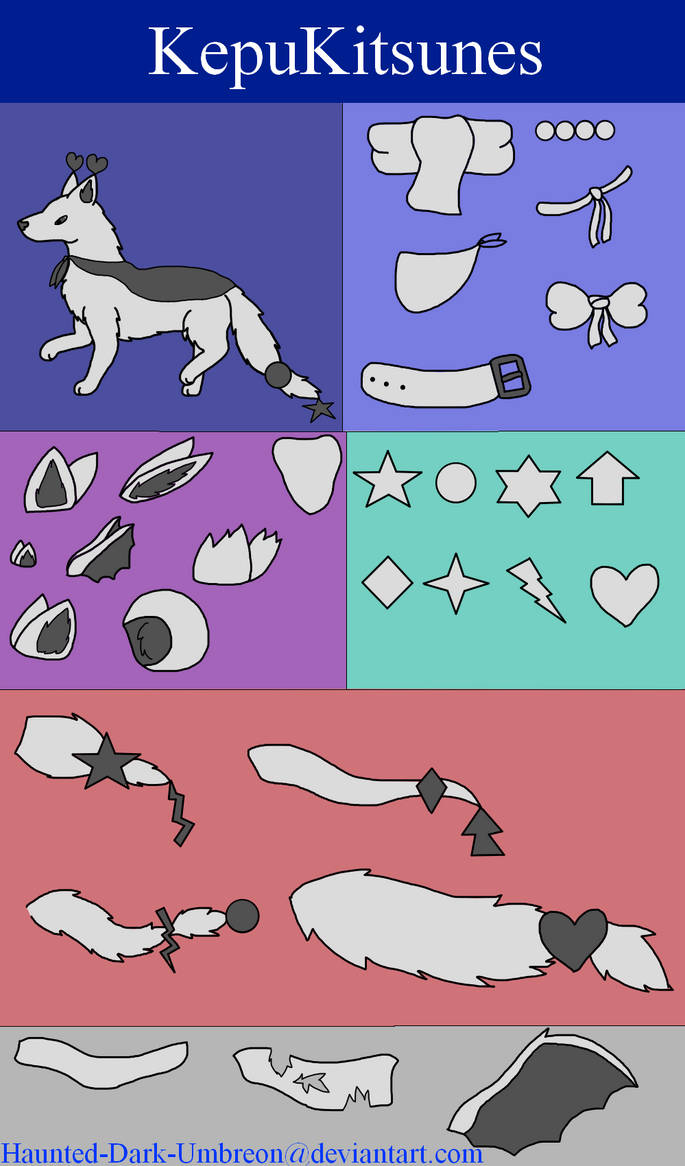 kepukitsune Semi Open species by BluethornWolf