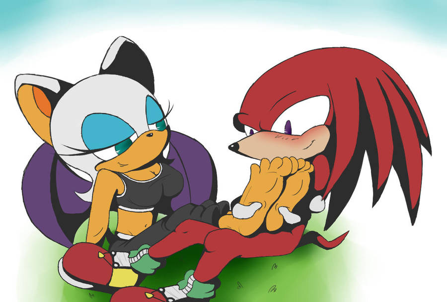 P. Commission: Rouge Knuckles by wtfeather on DeviantArt