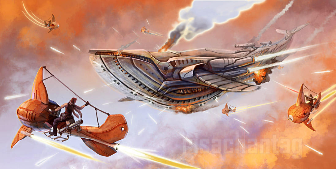 Original: Goldfish Pirates by Risachantag