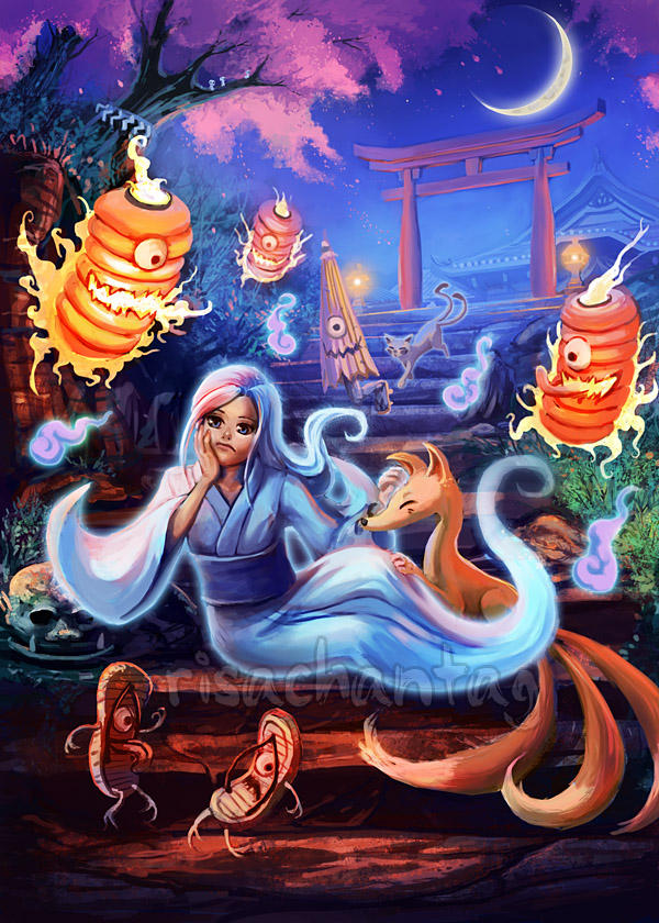 Original: Bored Little Ghost by Risachantag