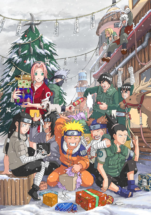 Naruto: Christmas by Risachantag