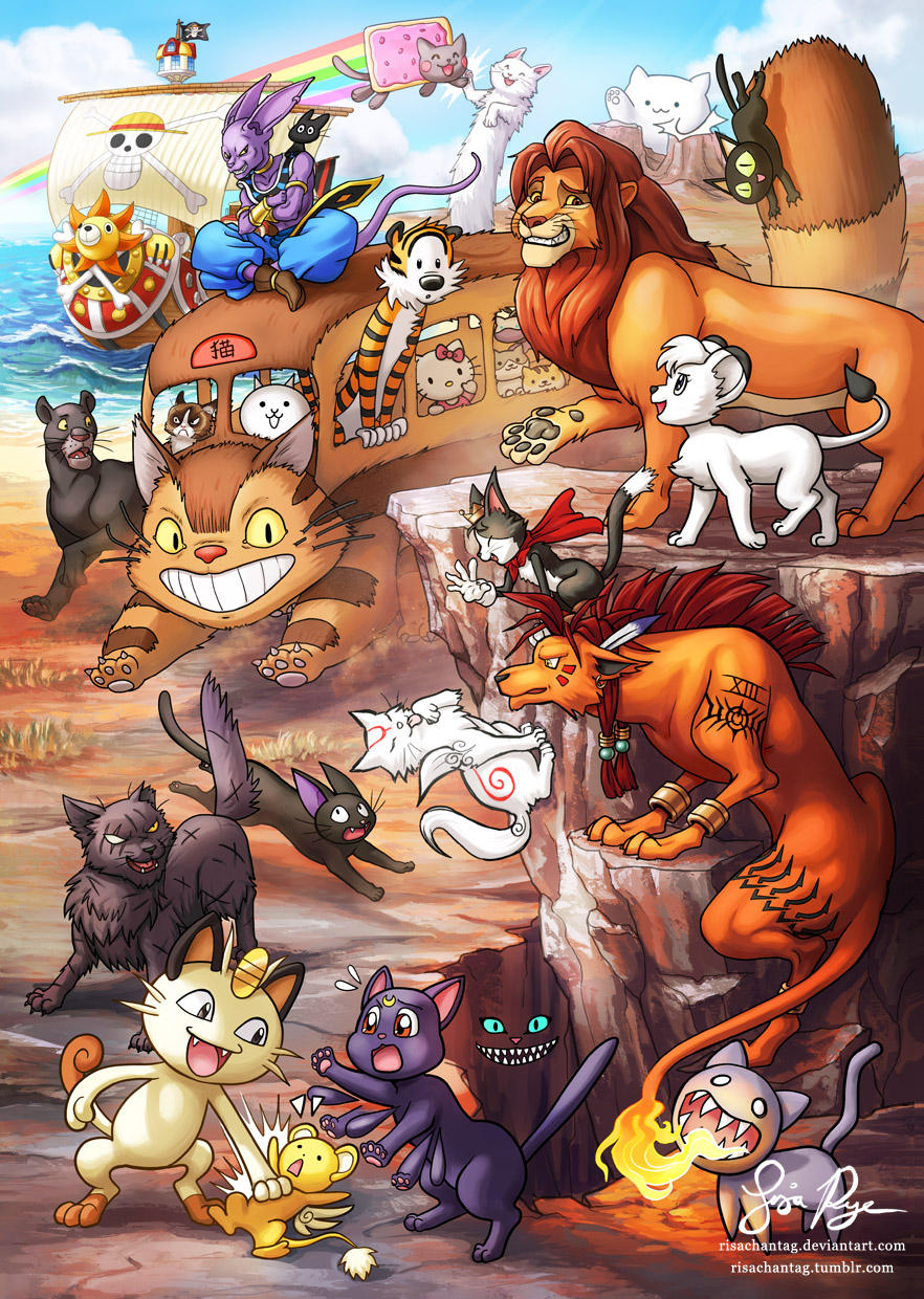 Pop Culture Cats by Risachantag