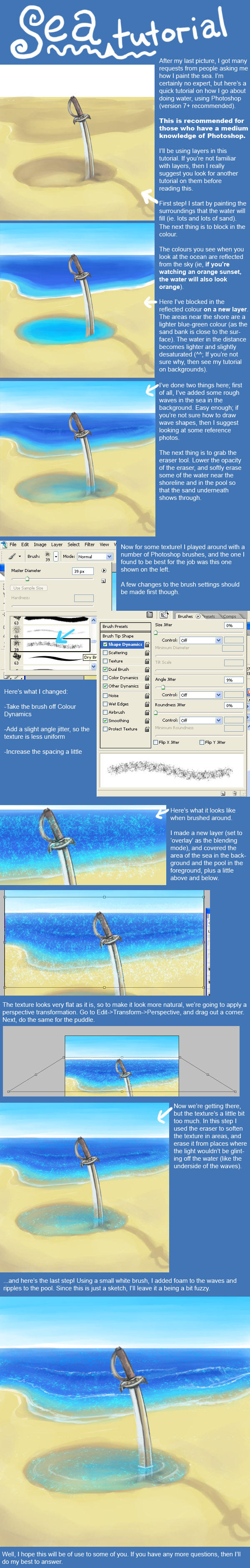 Sea Tutorial by Risachantag