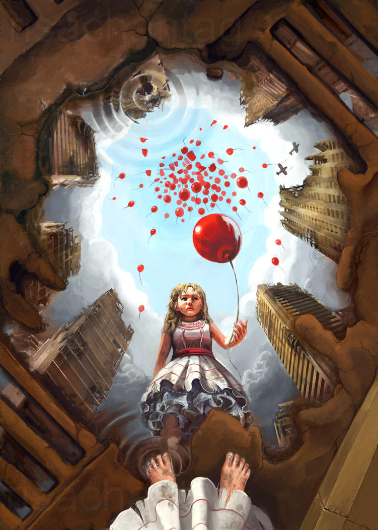 99 Red Balloons by Risachantag