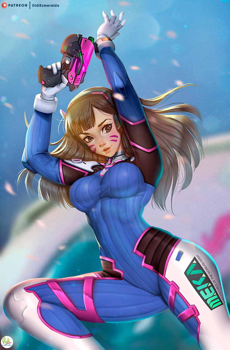 Dva Overwatch Fanart by DidiEsmeralda on DeviantArt