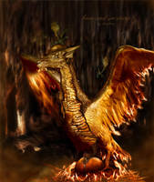 Short-tail Fire Dragon by Drezdany