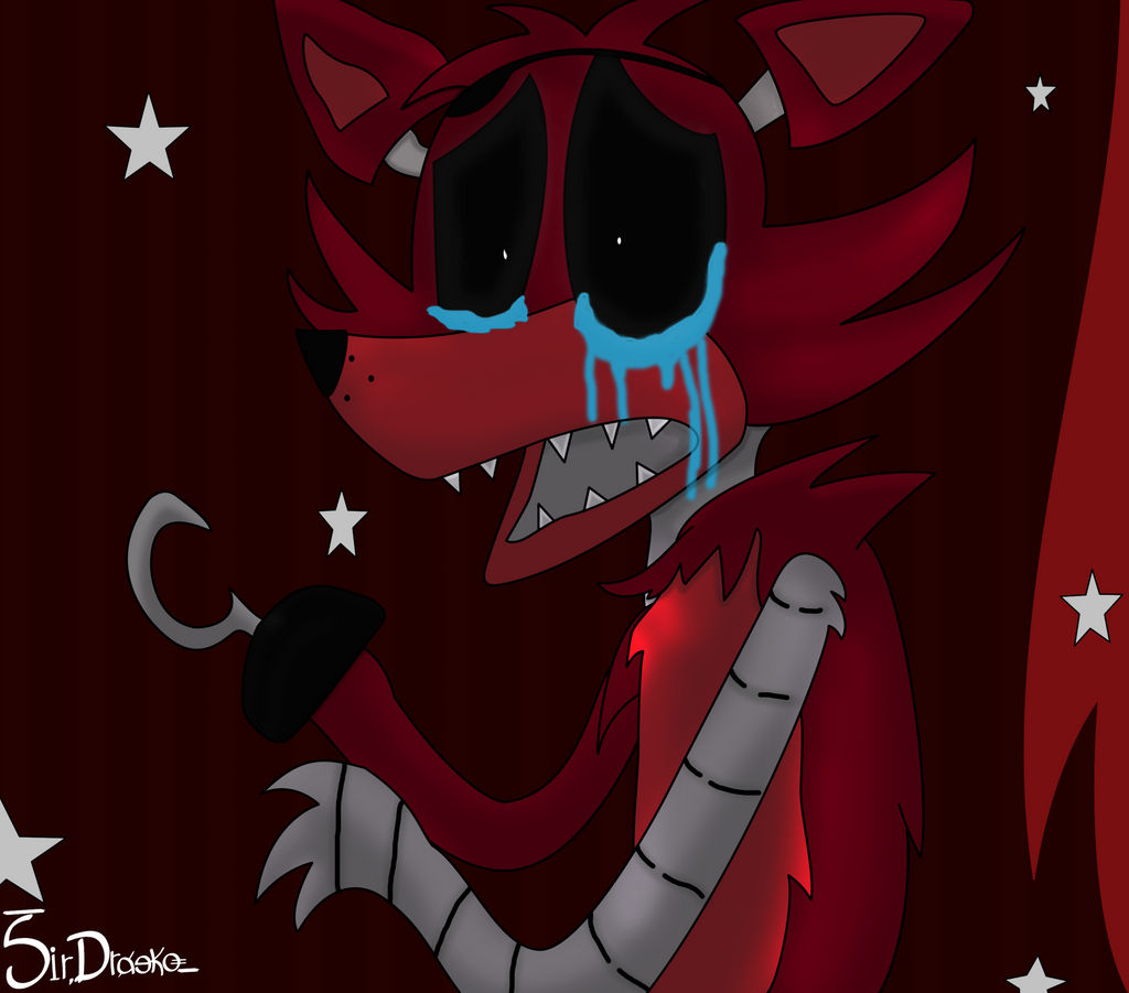 Sad Foxy.~ by DraekoChan on DeviantArt