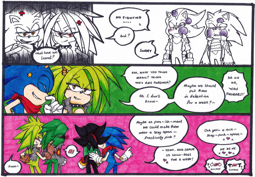 Sonic and Shadow Comic: Siblings part 21 by DawnHedgehog555 on DeviantArt