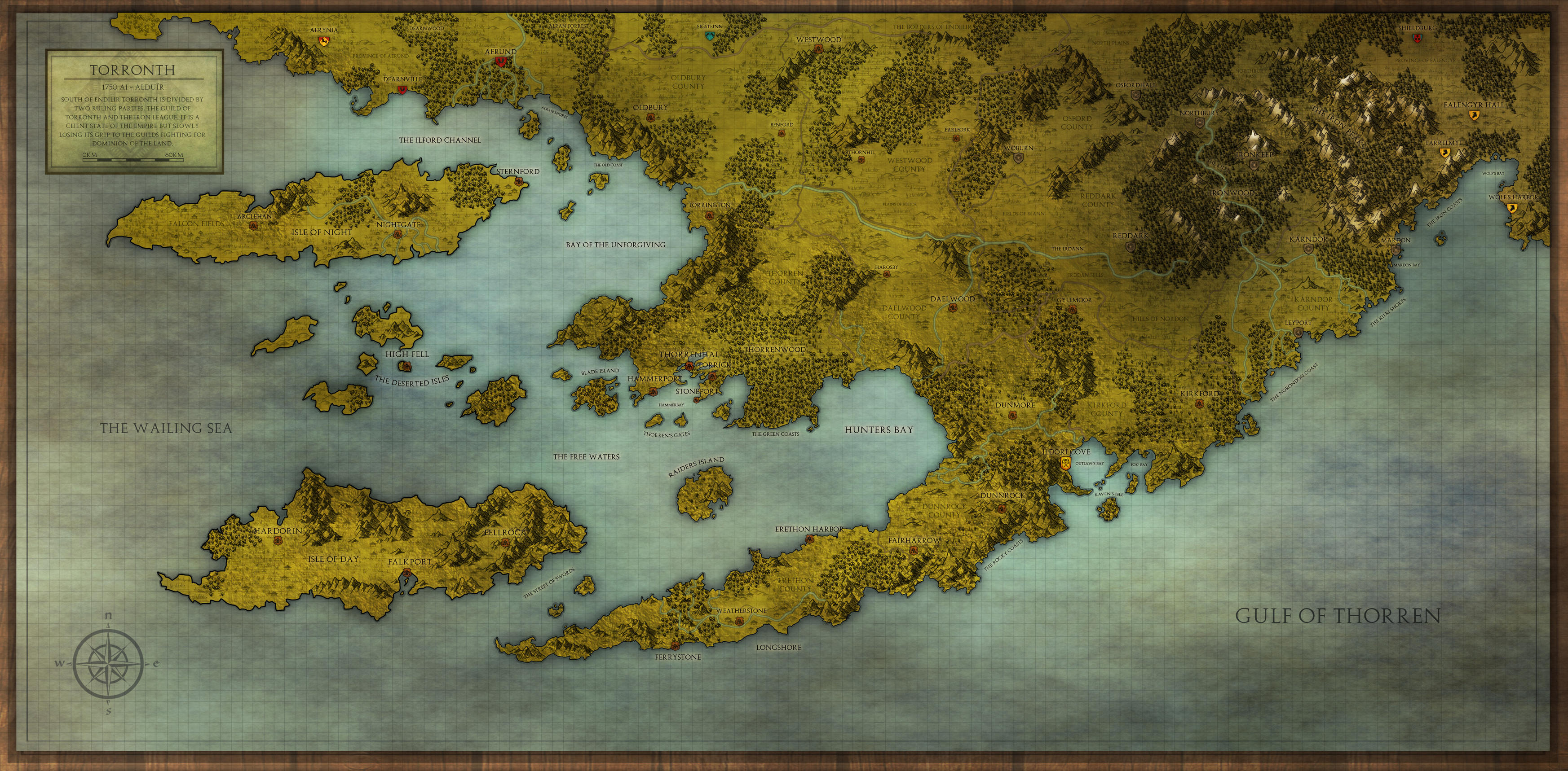 Torronth Regional Map by PicanteSemmy