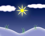 cold sunny winter by macdee