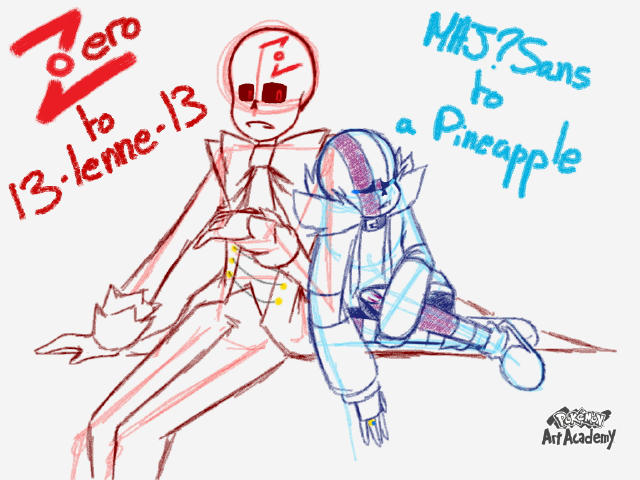Zero and MAJ?Sans WIP (?) by Orez-Suke