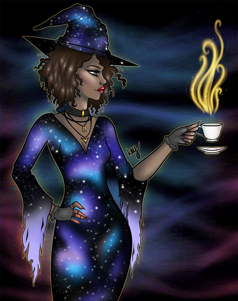 Galaxy Witch by leys