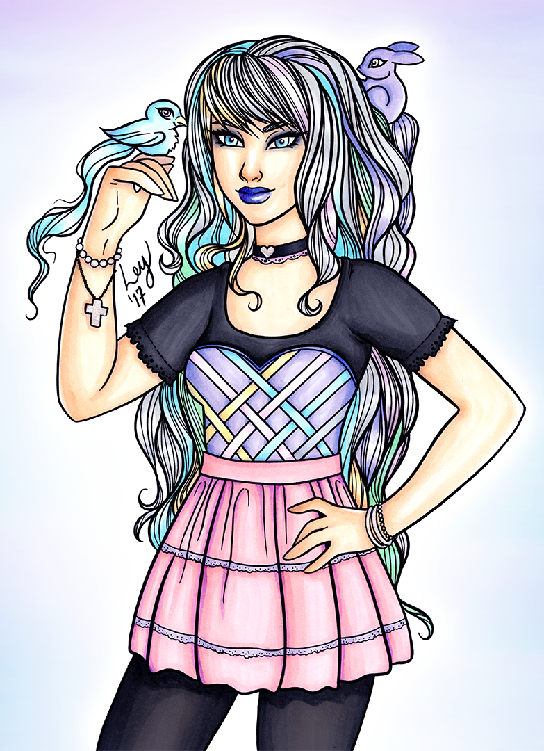 Lady LovelyGoth by leys