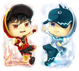 Bbb Blaze Ice Chibi By Cotay On Deviantart