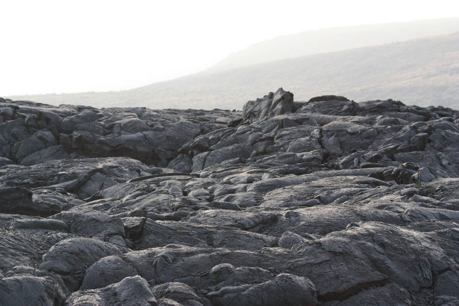 Solidified lava by CAStock