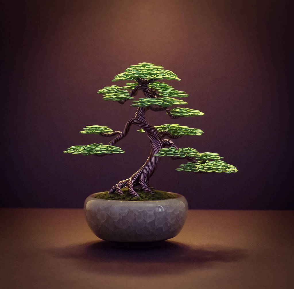 Wire Bonsai Tree Sculpture made by Steve Bowen by ...