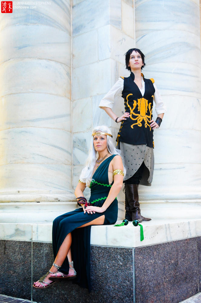 Daenerys and Asha Cosplay by bubblessoc