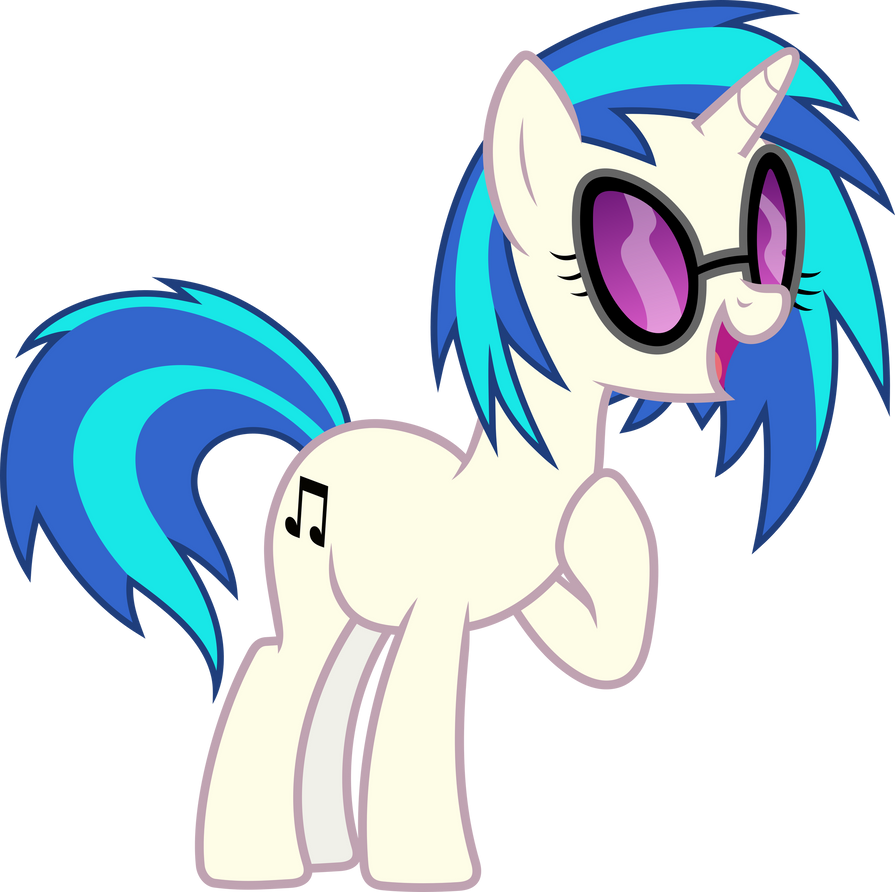 MLP: Vinyl Scratch aka DJ Pon-3 singing by FloppyChiptunes
