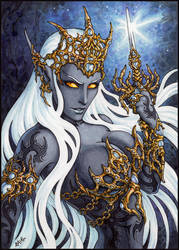 Drow Priestess by Candra