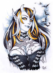 Demoness in the night by Candra