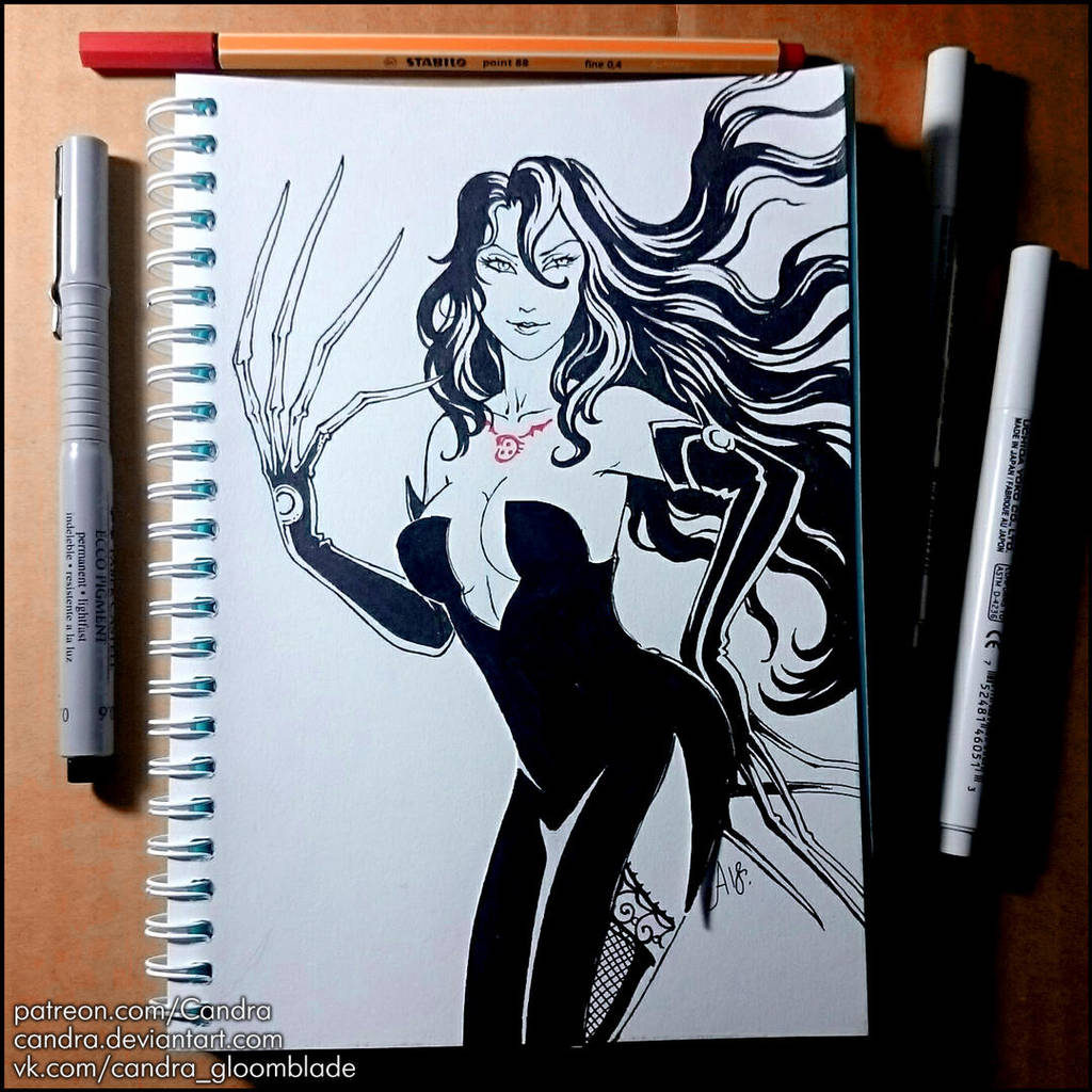 Inktober 2018 - Lust (NSFW on Patreon) by Candra