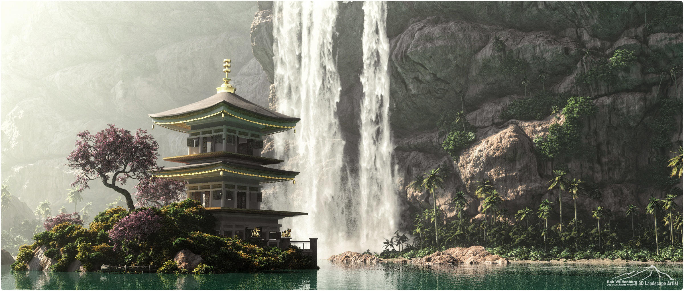 Cherry Blossom by 3DLandscapeArtist