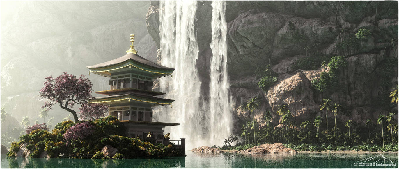 Cherry Blossom by 3DLandscapeArtist