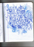 Sketches on Acid by KaceyCaryn