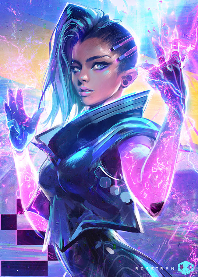 Sombra - YOUTUBE! by rossdraws