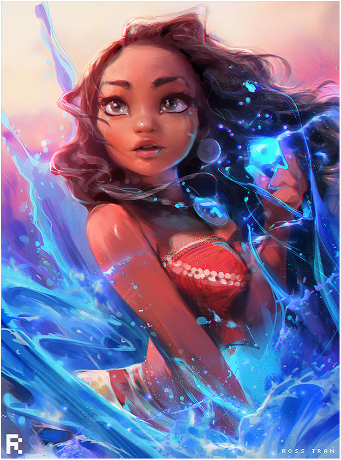 MOANA - YouTube! :) by rossdraws