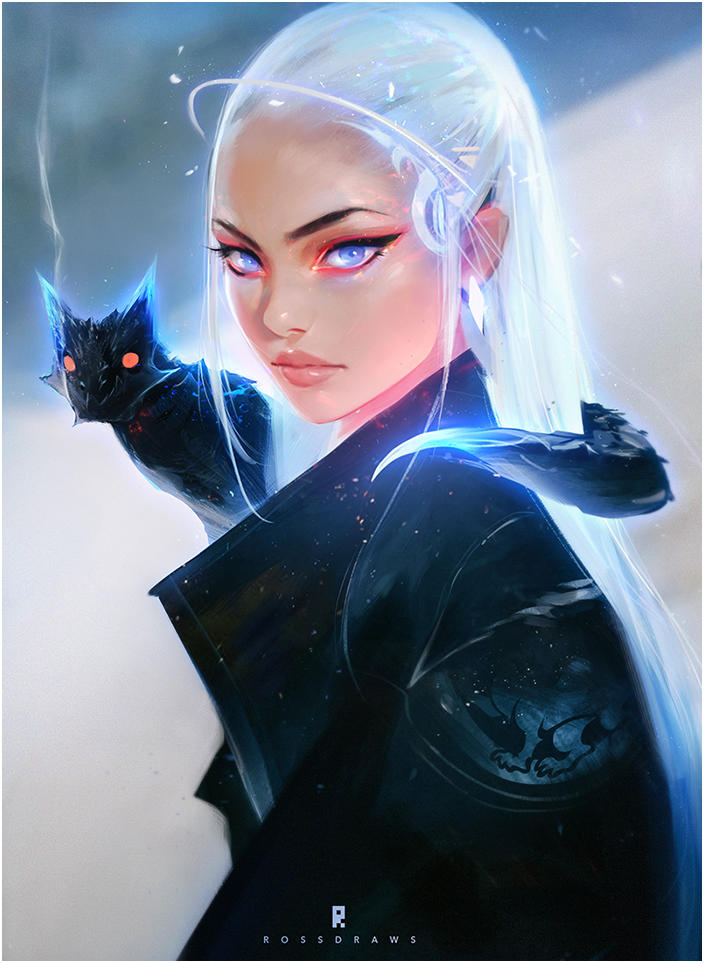 Daenerys and Dragon : YouTube! by rossdraws