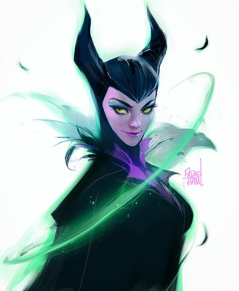 Maleficent Sketch by rossdraws