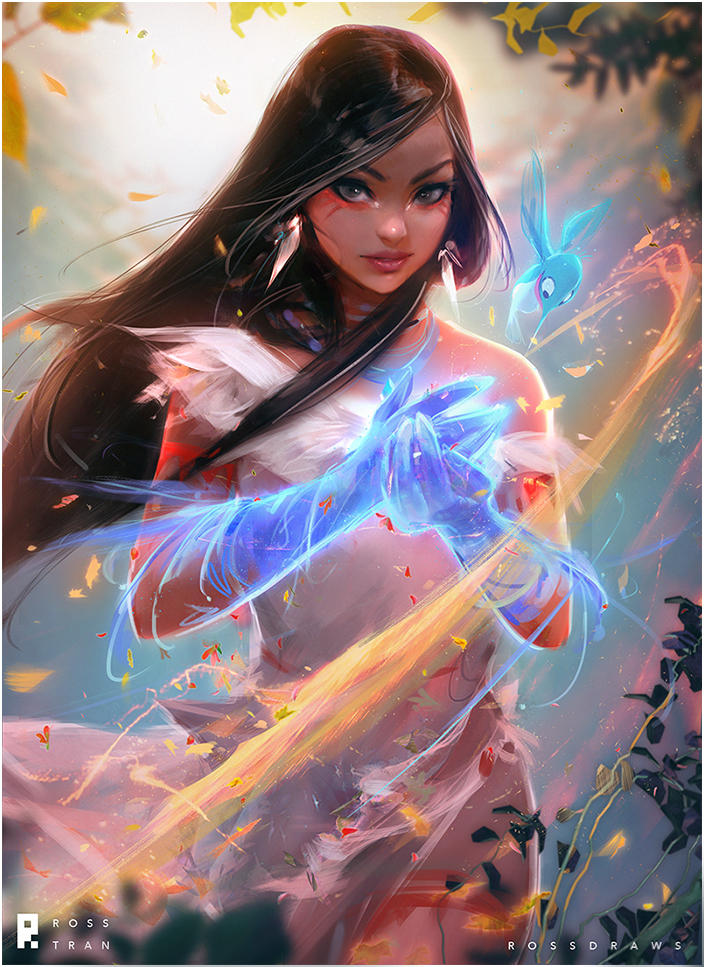Pocahontas : YouTube! by rossdraws