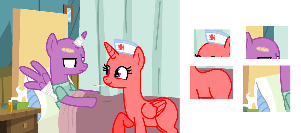 Sick at the hospital BASE by BlizzardIceFox