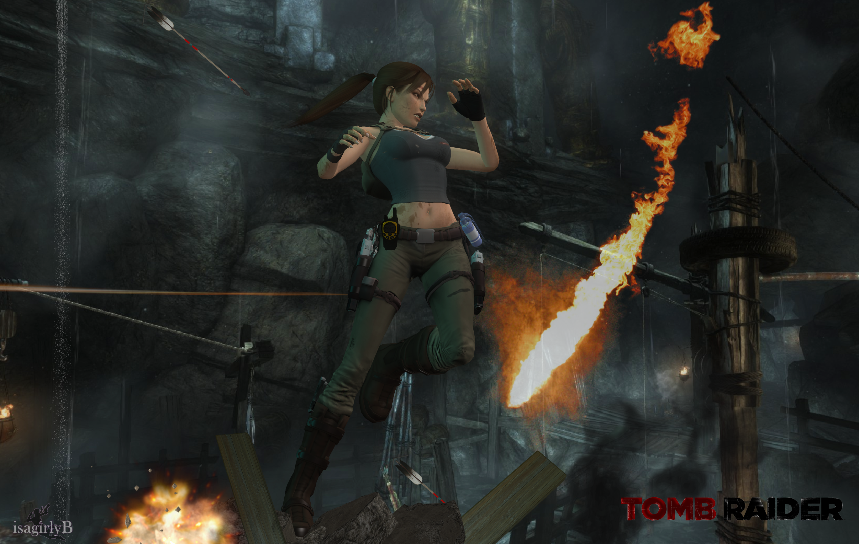 Lara Croft - TR Reboot01 by isagiiirlyB
