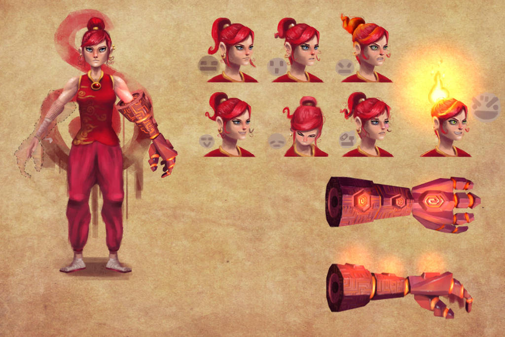 fire lady by werur