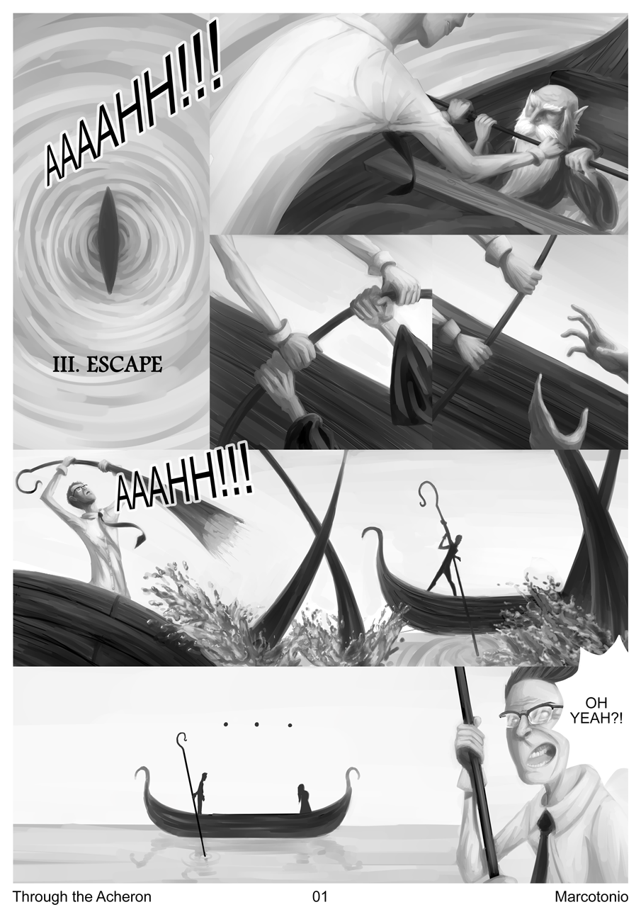 Through the Acheron - 01 (III. ESCAPE) by Marcotonio-desu