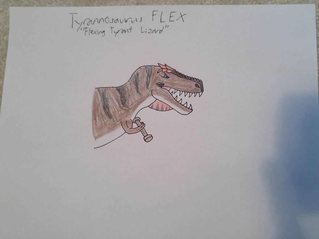 Tyrannosaurus F L E X by IMemeEverything