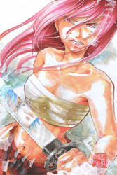 Erza by Ephirel