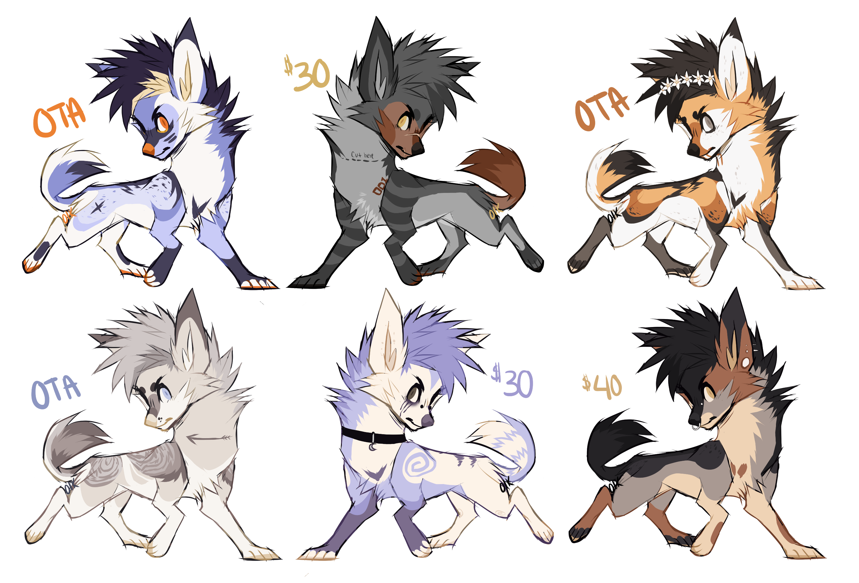 aardwolf base | p2u by localtanuki on DeviantArt