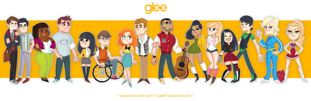 GLEE crew by ValArt
