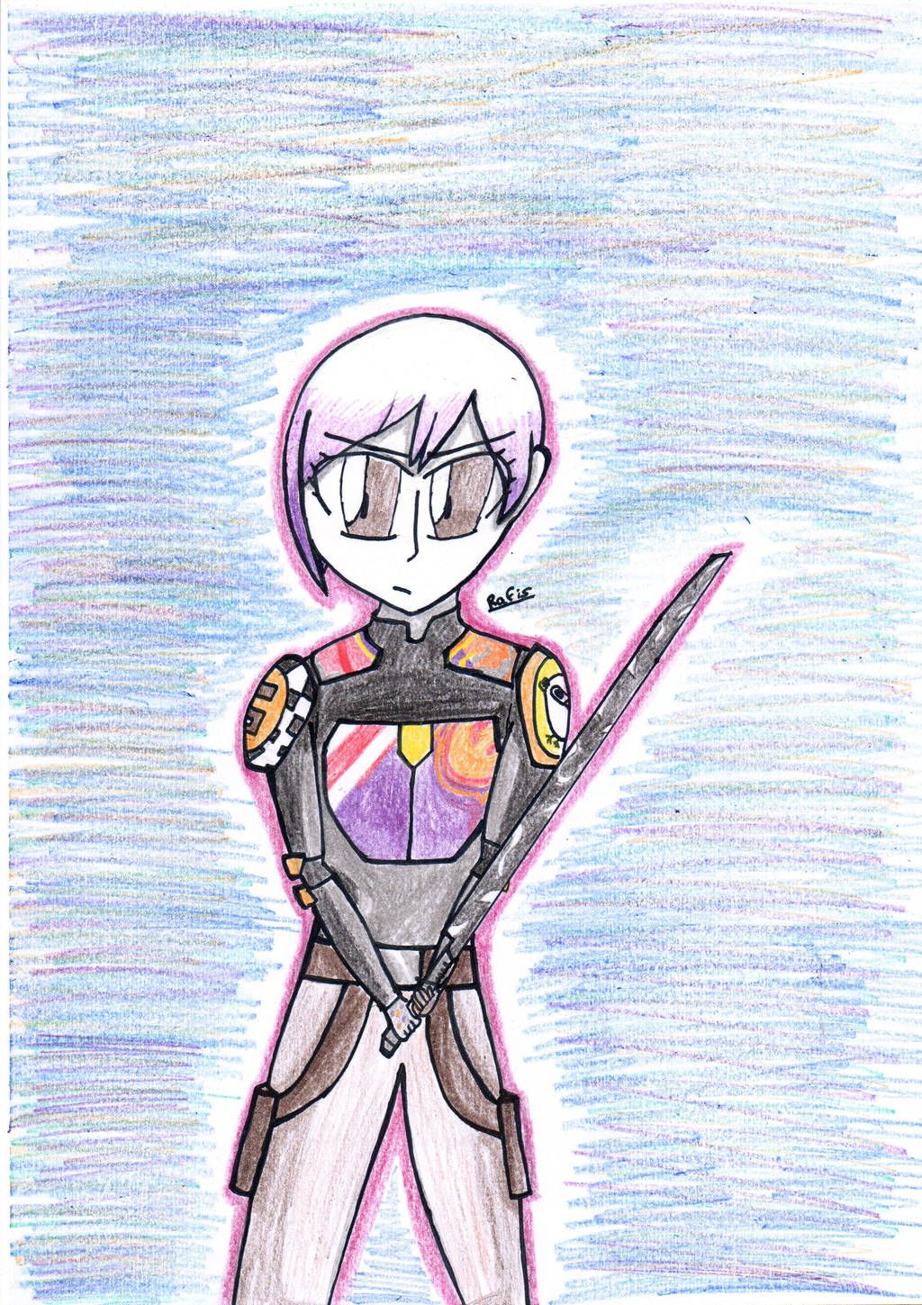 Sabine and the Darksaber #2 by MafiPaint