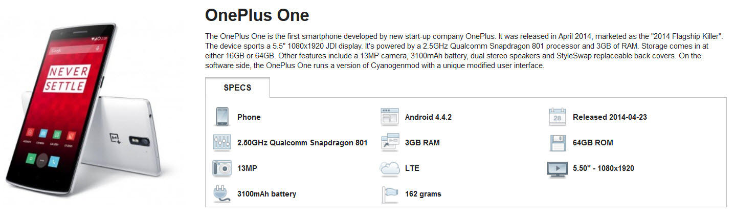 Best OnePlus One by Linux4SA