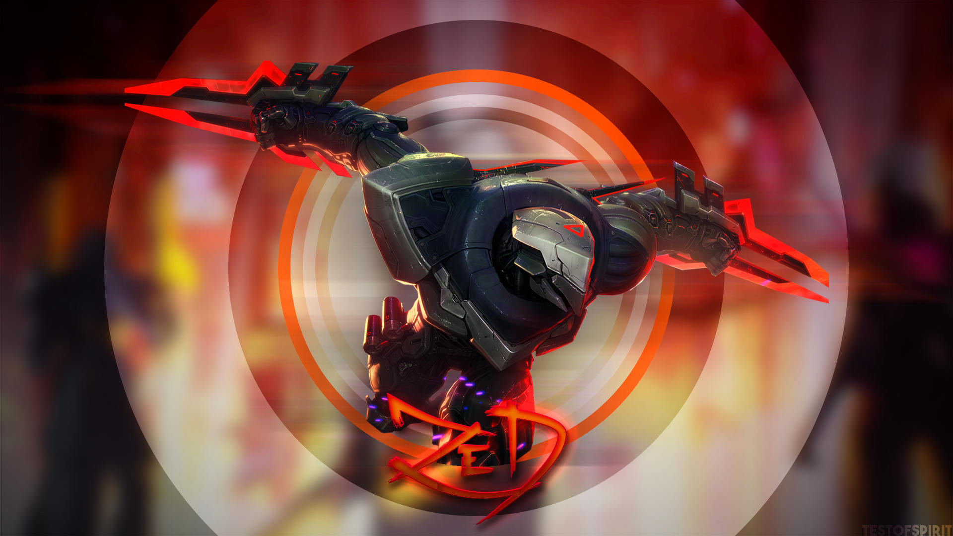 PROJECT: Zed Wallpaper // LoL by TestOfSpirit on DeviantArt