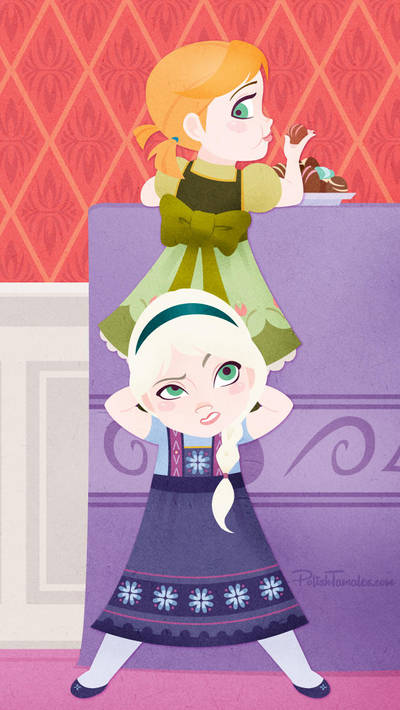 Disney | Frozen | Anna and Elsa | iPhone 5 by PolishTamales